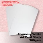 #H5508 - Economy White Card 300gsm A4 Size
