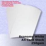 #H5308 - Economy White Card 250gsm A4 Size